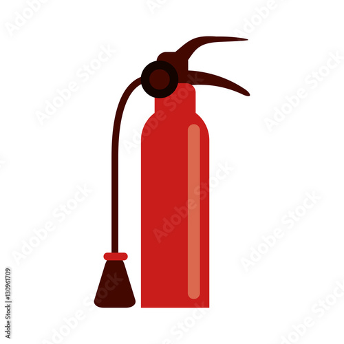 fire extinguisher equipment fire help vector illustration eps 10