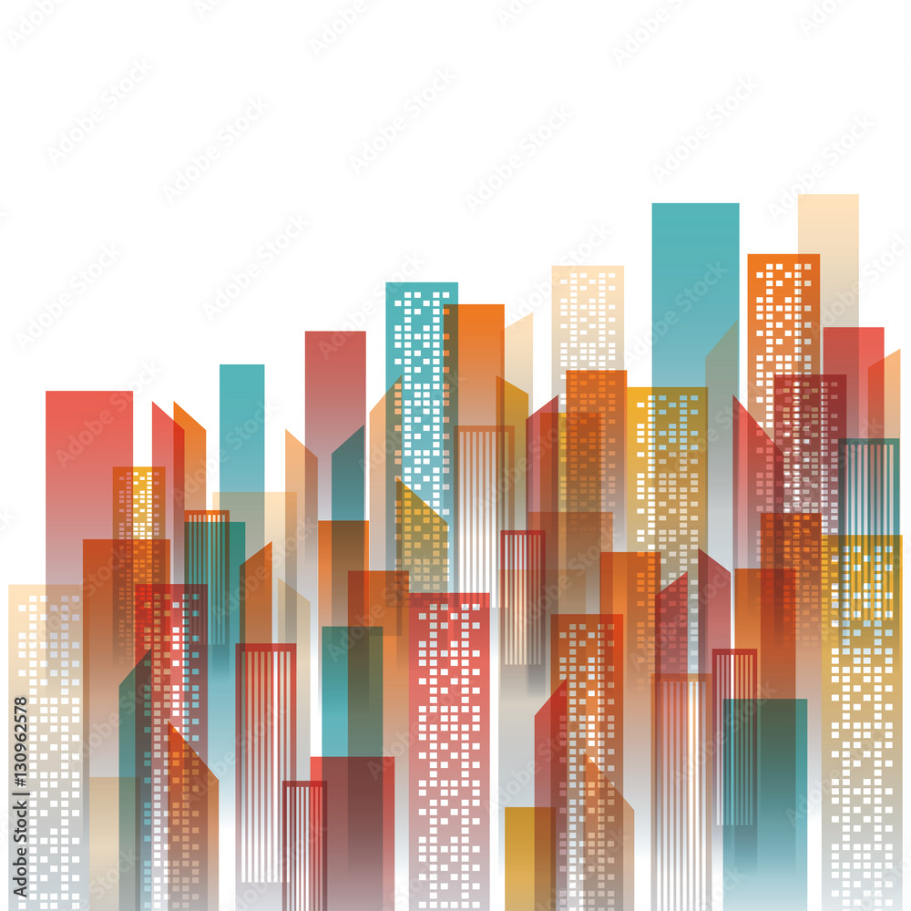 Urban city view icon vector illustration graphic design