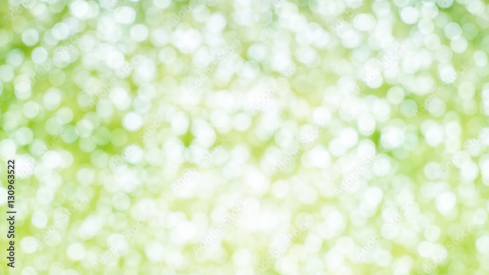 Abstract white green blurred bokeh background Abstract white green blurred bokeh background