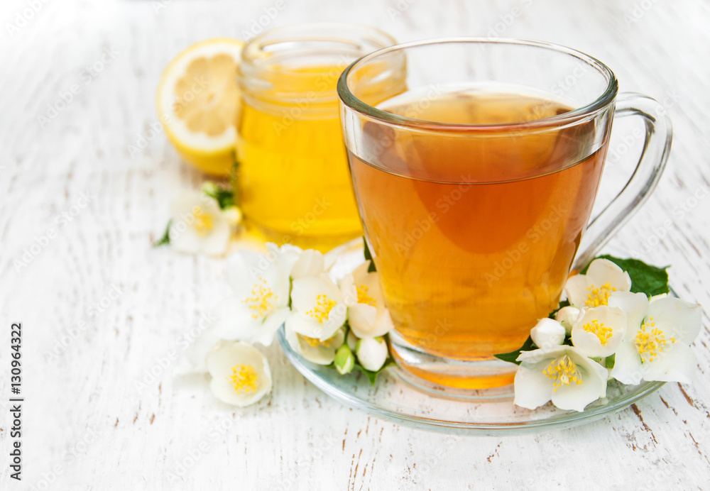 Cup of tea with jasmine Cup of tea with jasmine