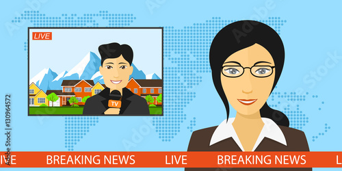 live news broadcasting