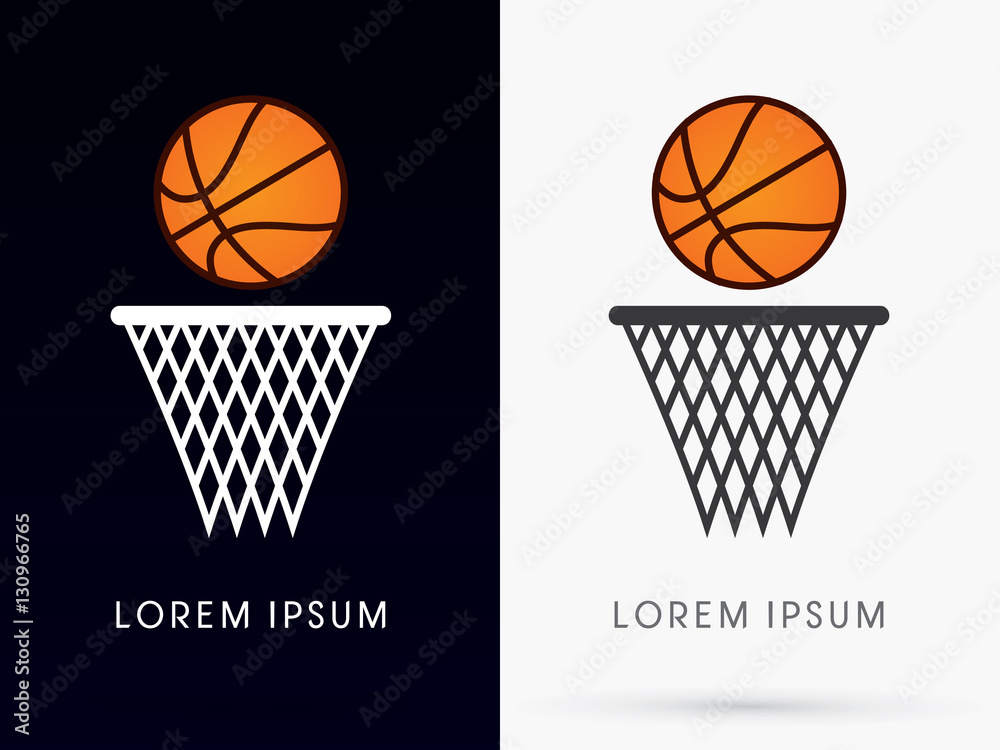Basketball graphic vector