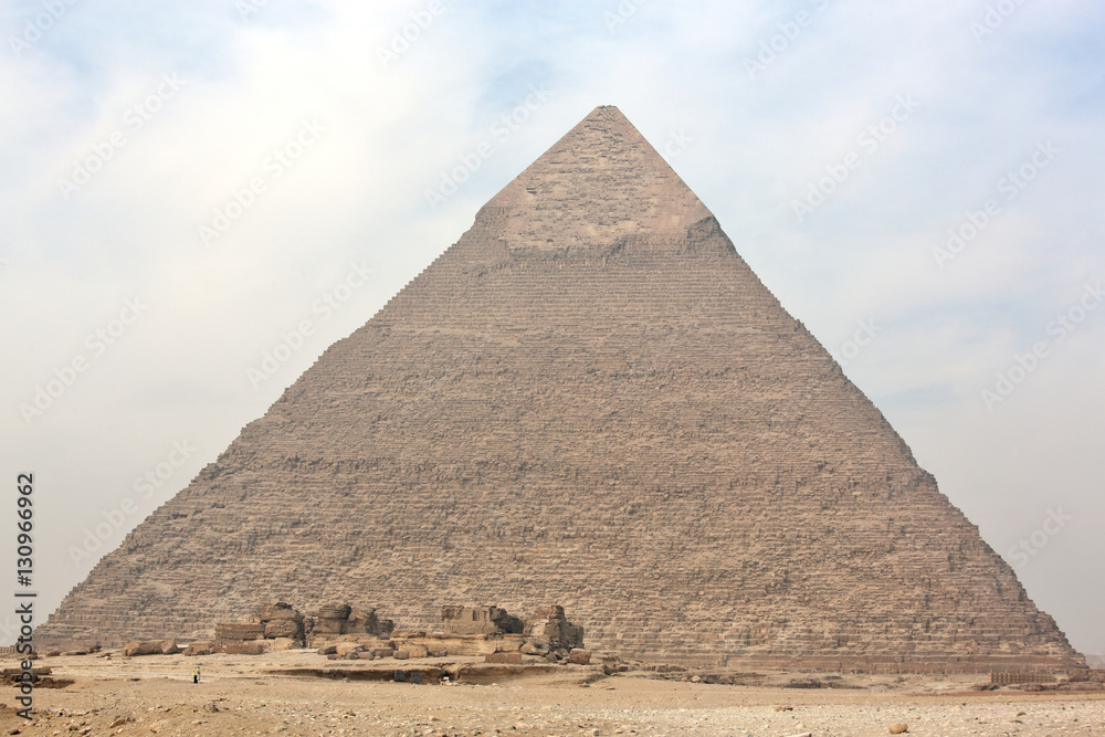 Khafre's pyramid in Giza, Cairo, Egypt
