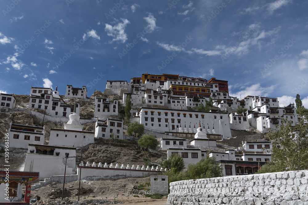 Obraz premium thiksey monastery in Ladakh, India, Asia