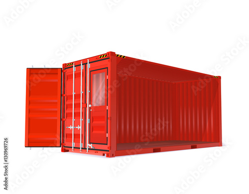 Red Vector Container