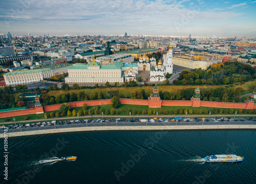 Moscow Kremlin - Russia - aerial view