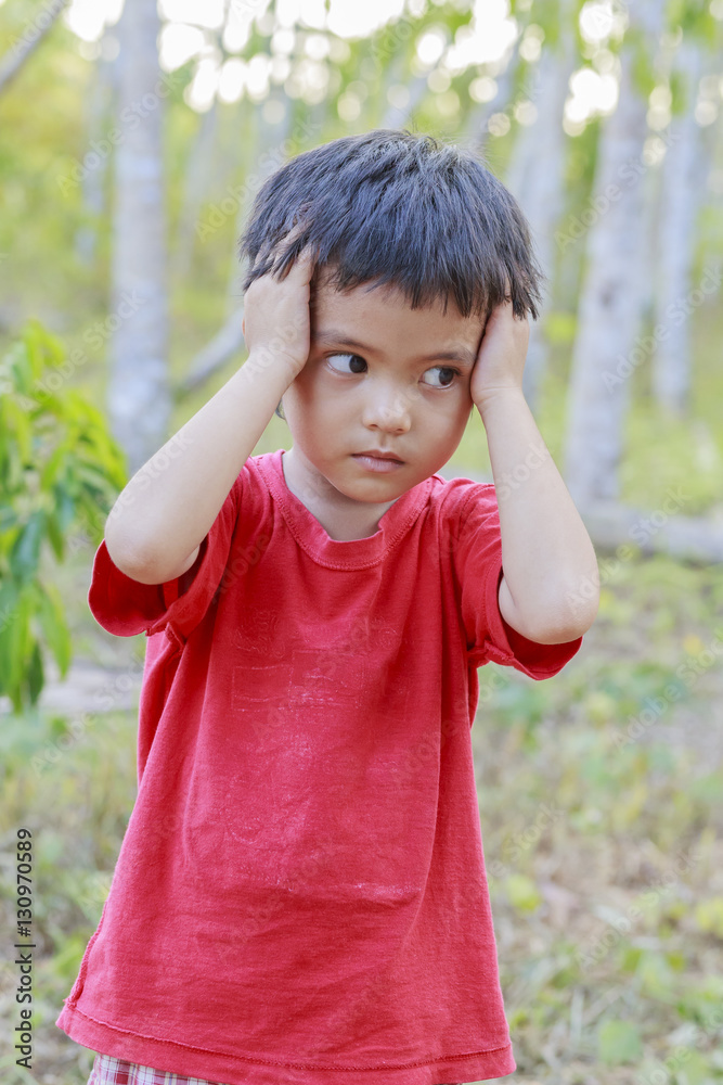 Portrait of Asian little boy Portrait of Asian little boy