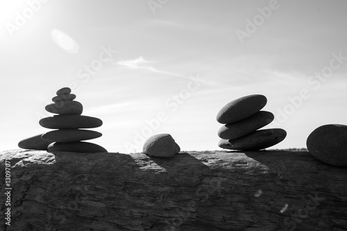 Canvas Print zen rocks