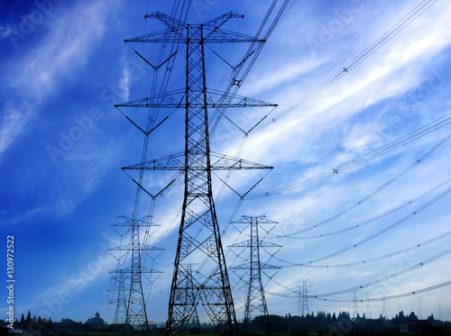 Electricity pylons