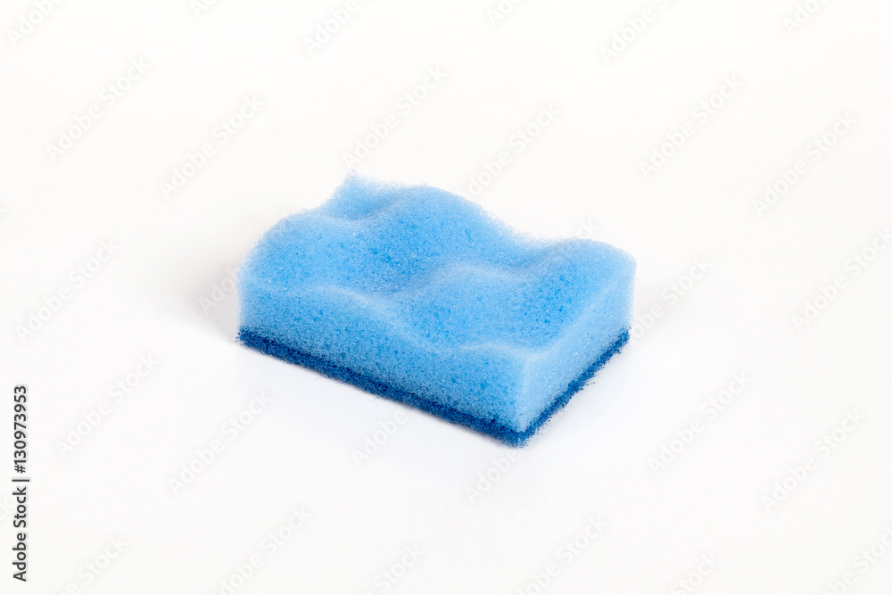 blue scouring sponge