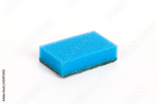blue scouring sponge