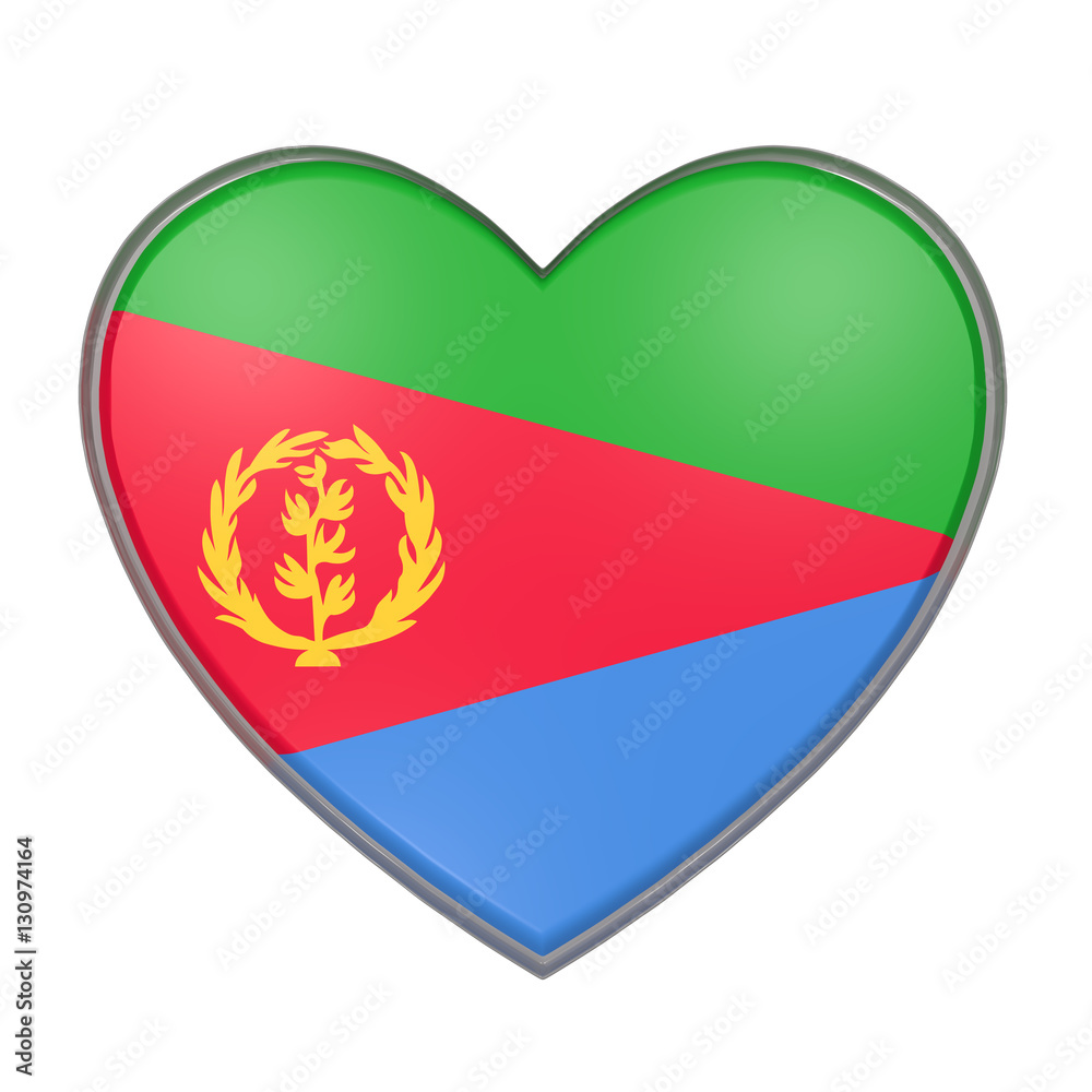 Fototapeta premium Eritrea heart