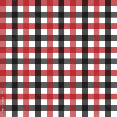 Seamless traditional tablecloth pattern. Checkered gingham plaid fabric seamless pattern