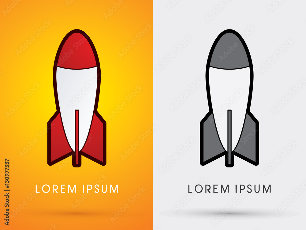 Missile Rocket graphic vector Missile Rocket graphic vector