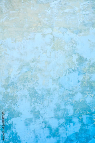 Grunge blue concrete wall background or texture