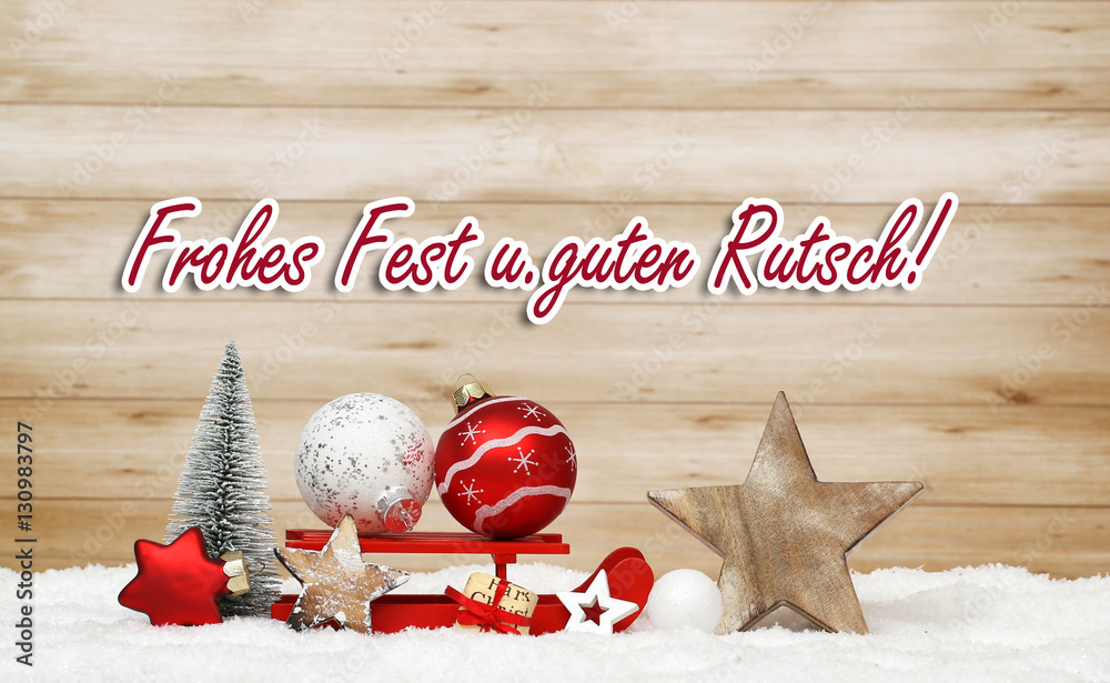 Frohes Fest u.guten Rutsch! Stock-Foto | Adobe Stock