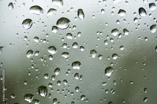 Drops on glass