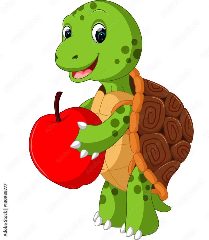 Fototapeta premium Cute turtle cartoon