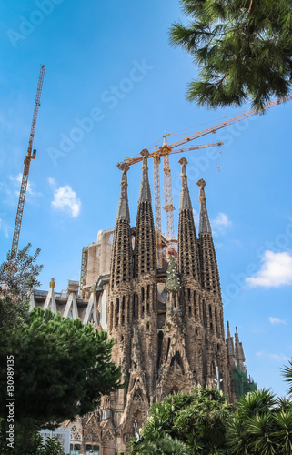Image of the Temple of the Sagrada Familia in Barcelona