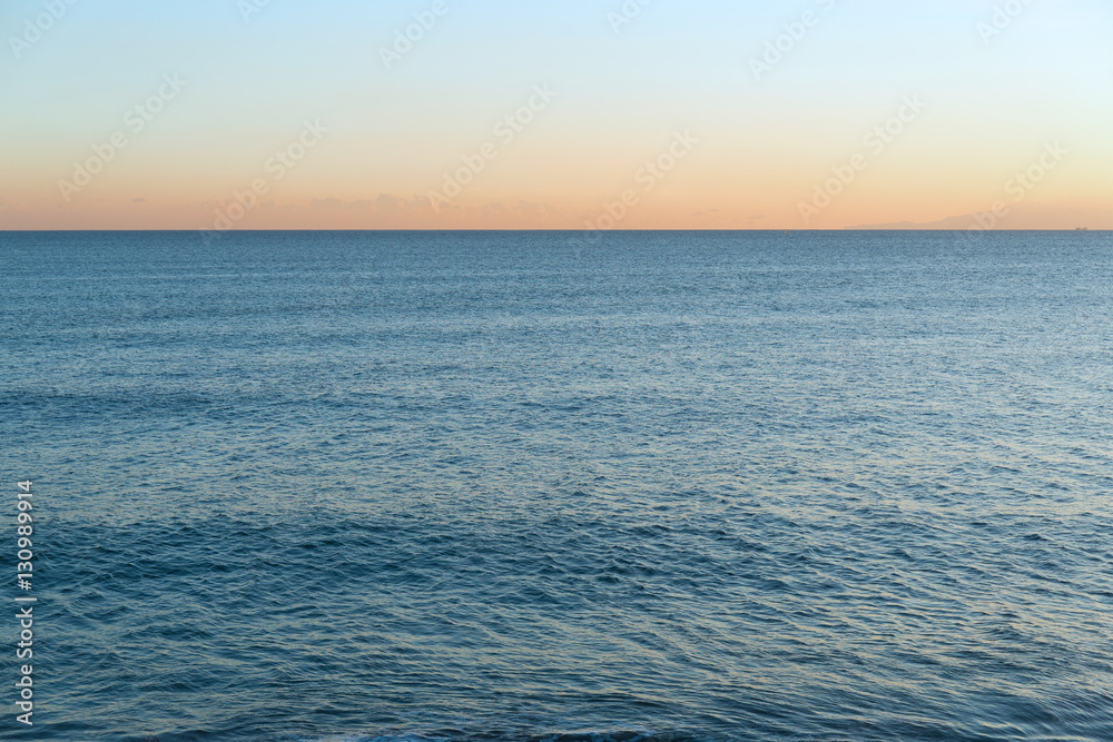 Obraz premium Seascape and sunset