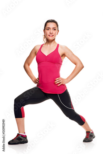 Lunge exercise pose