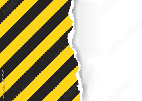 Ripped Paper With Construction Sign.
Illustration of ripped paper with construction sign with place for your image or text. Vector available.