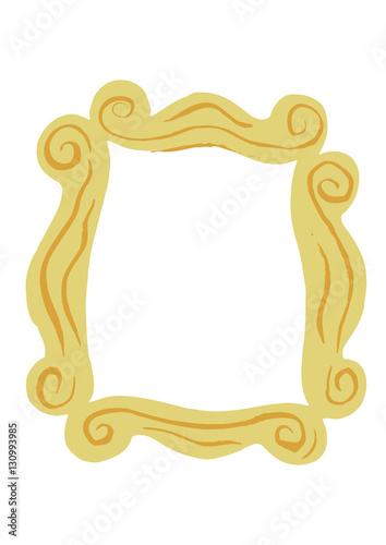Illustrated Decorative Frame Design Element