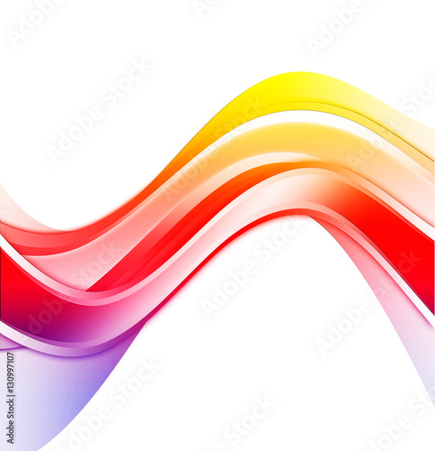 abstract colored lines on a white background