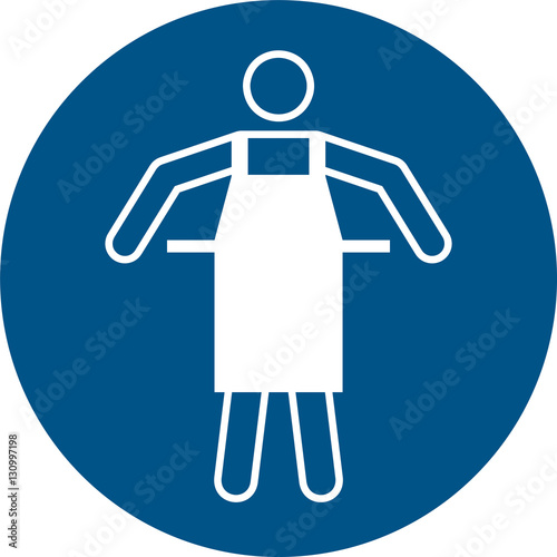 ISO 7010 M026 Use protective apron