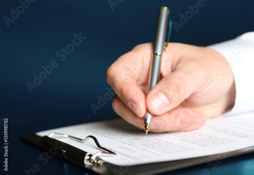 signing finance contract