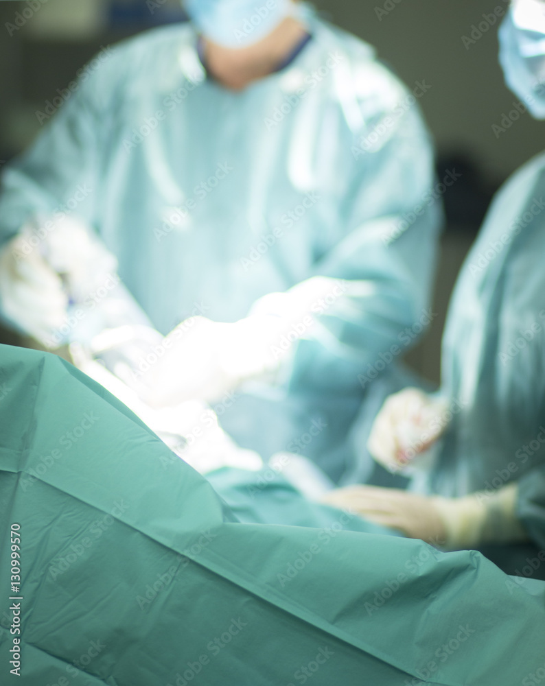 Surgeon in operating theater Surgeon in operating theater