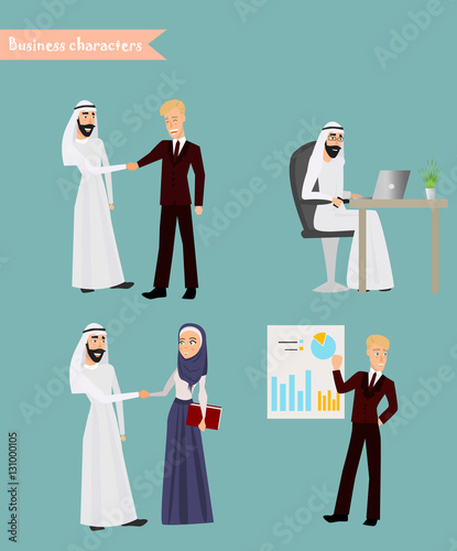 Arab Business People Meeting