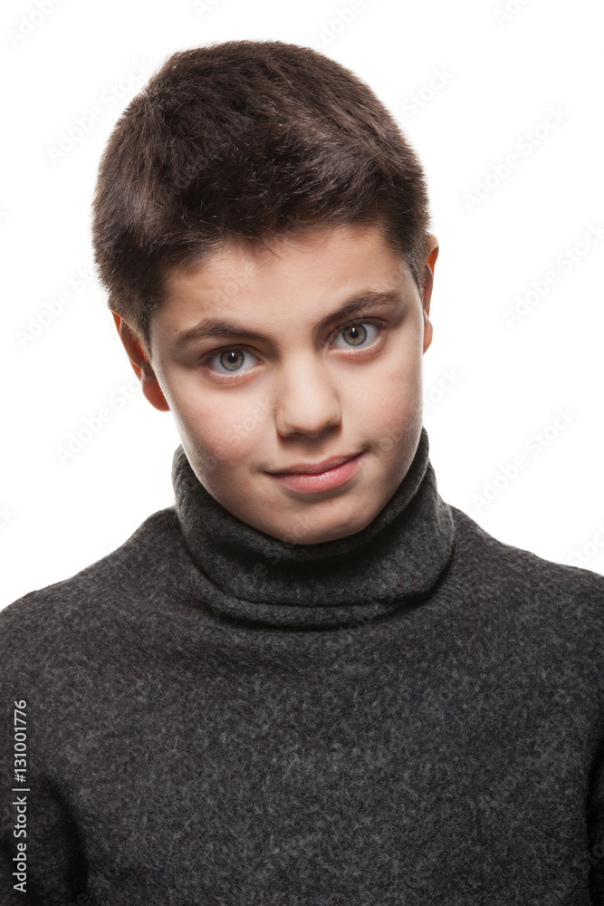 Portrait of a teen boy Portrait of a teen boy