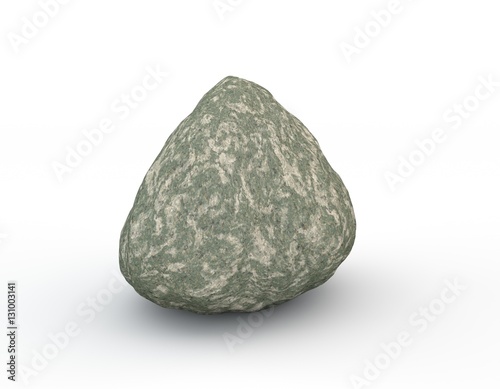 Stone isolated on white bac...