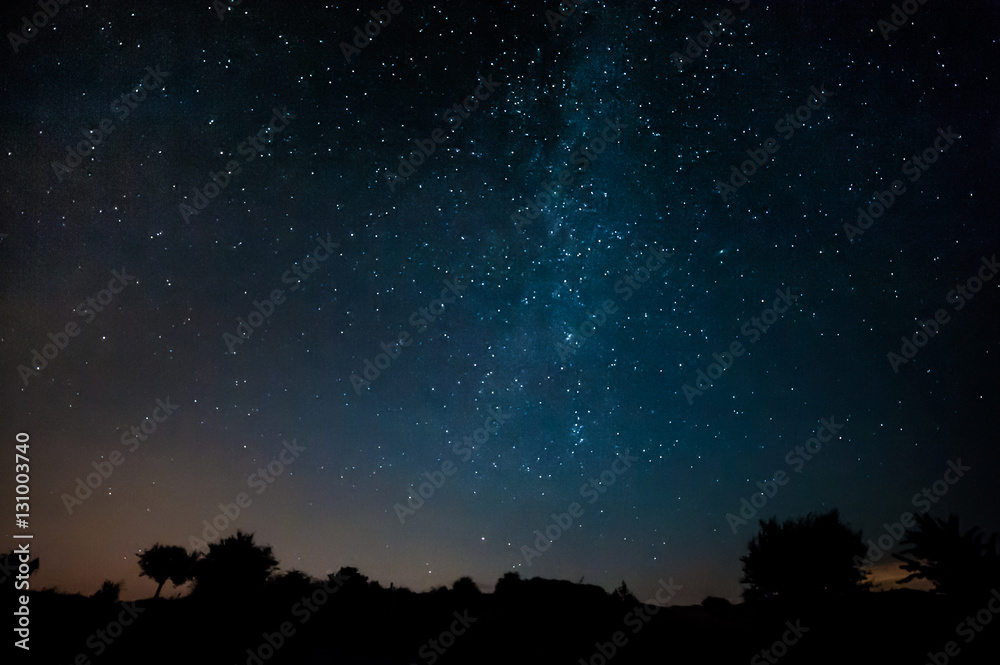 Night sky, Milky way, Stars