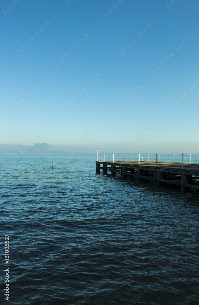 Garda lake seen from Sirmione 