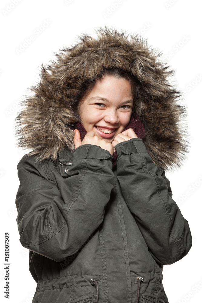 Portrait of a teen girl in studio Portrait of a teen girl in studio