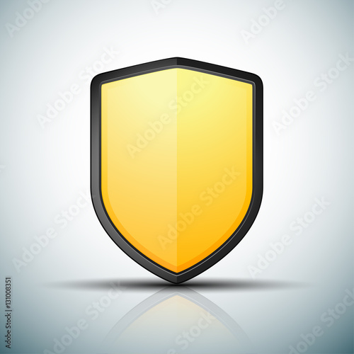 Free Download Yellow Shield sign - GFXLoad