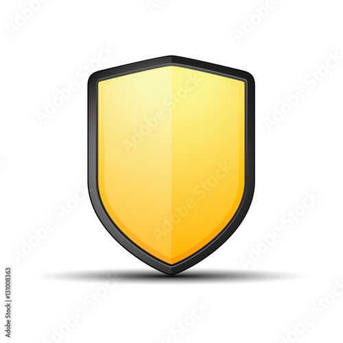 Free Download Yellow Shield sign - GFXLoad