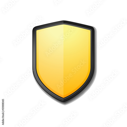 Free Download Yellow Shield sign - GFXLoad