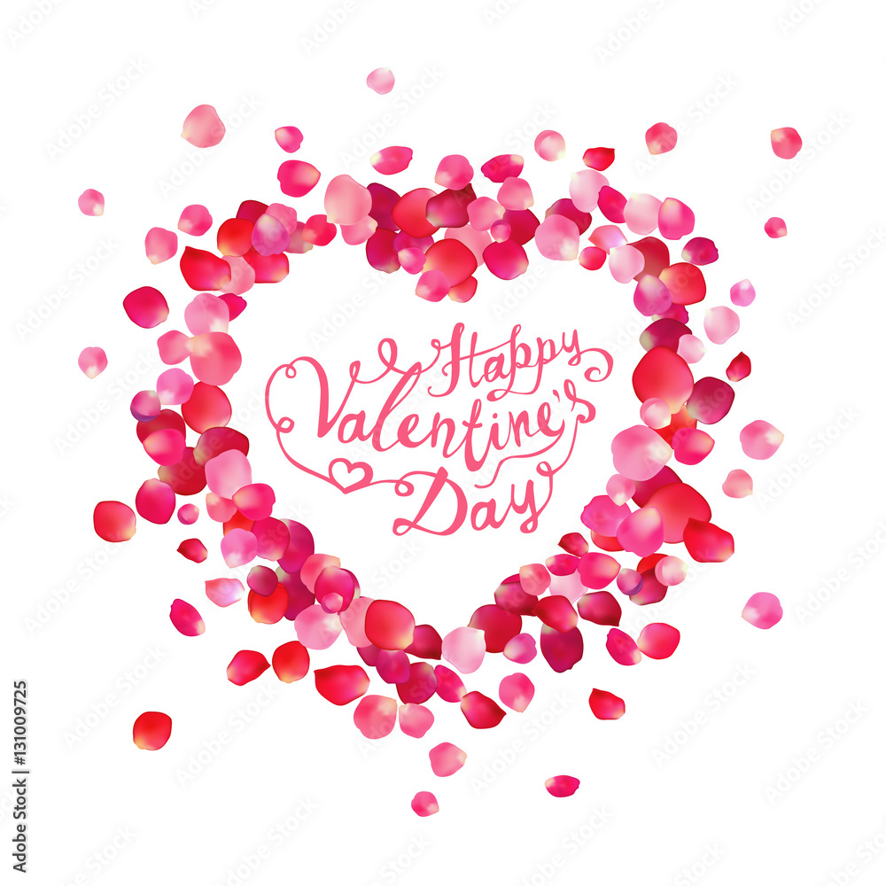 Happy Valentine's Day vector card