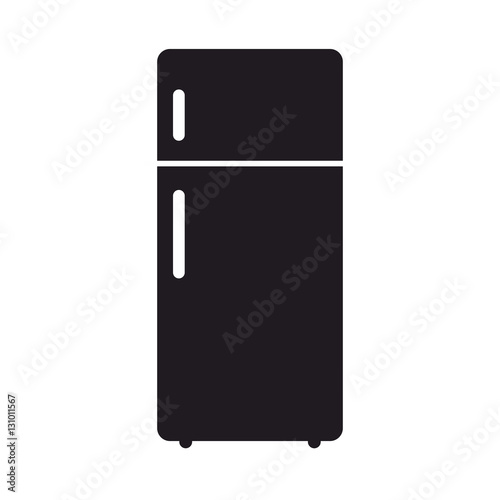 Refrigerator icon isolated on white background . Vector design.