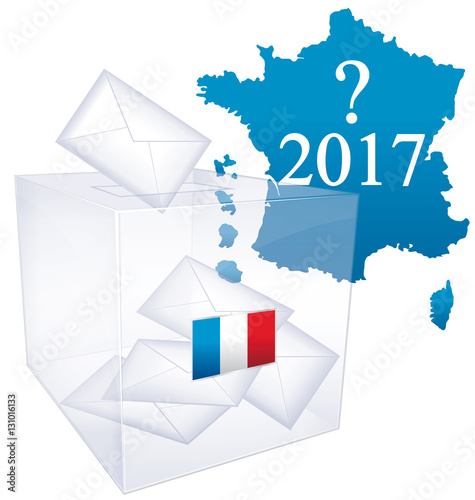 Elections françaises. Icône vote 2017 IV.