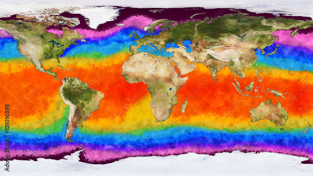 Earth Water Surface Global Warming Concept - obrazy, fototapety, plakaty 