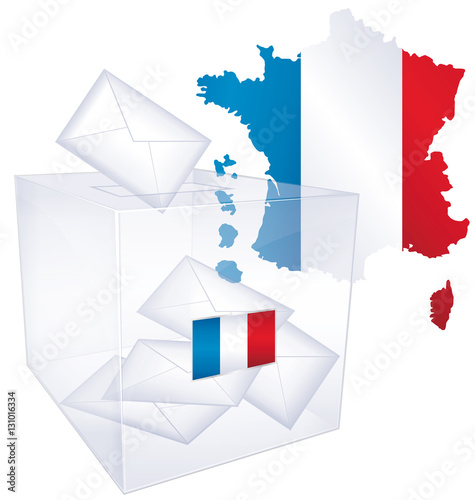 Elections françaises. Icône vote.
