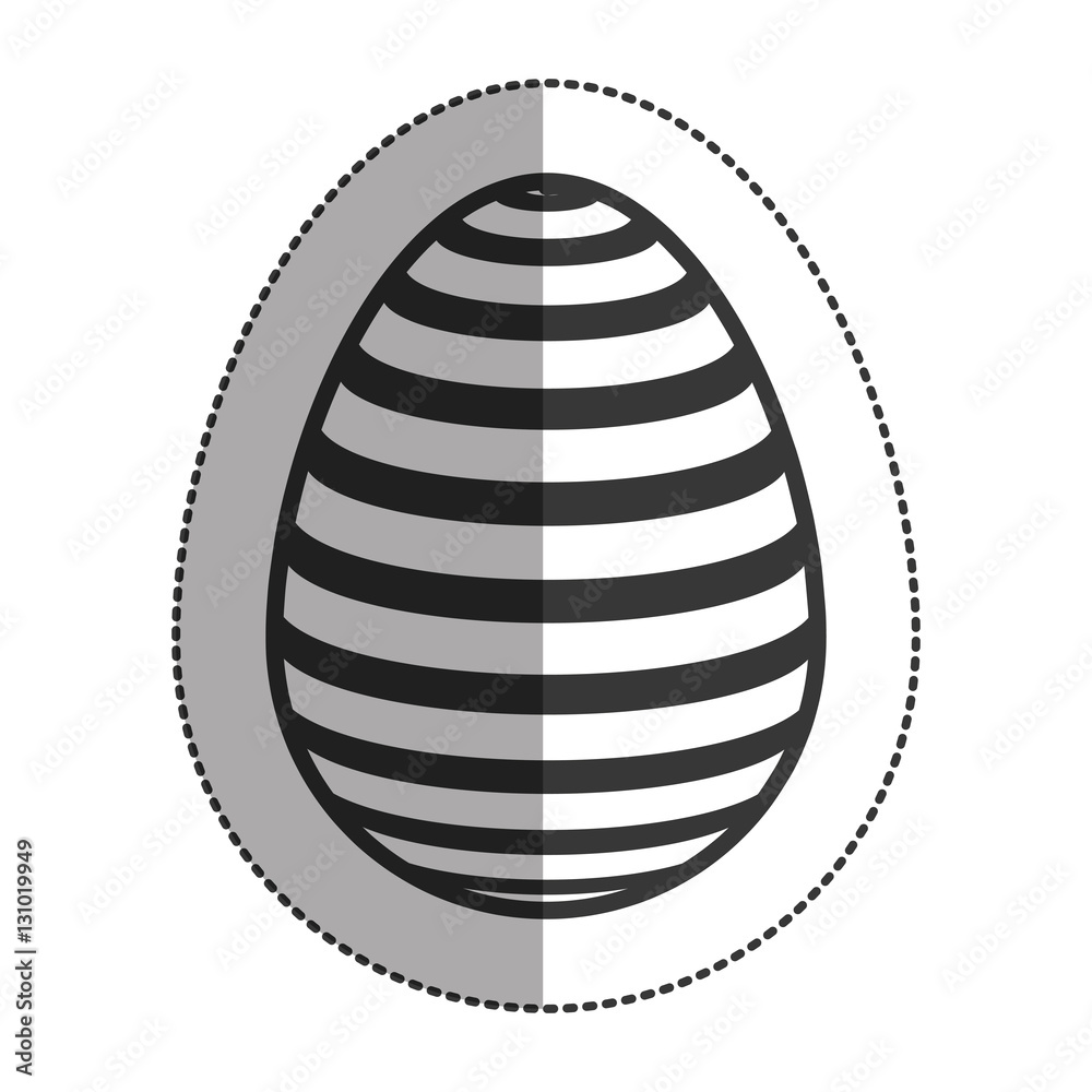 Egg icon. Happy easter spring decoration and holiday theme. Isolated design. Vector illustration Egg icon. Happy easter spring decoration and holiday theme. Isolated design. Vector illustration