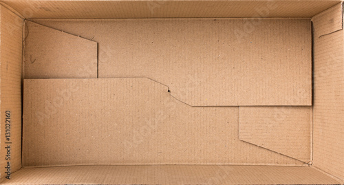 Cardboard box for things.