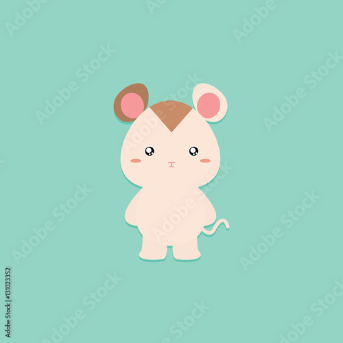 Cute Cartoon Hamster