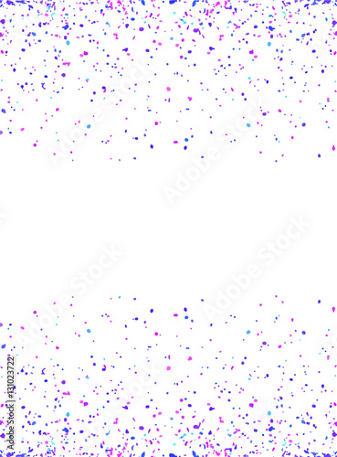 Confetti isolated on white background. Vector abstract colorful backdrop.