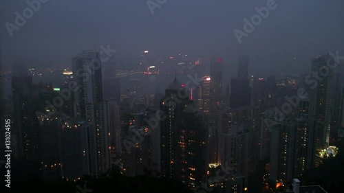 Wallpaper Mural Hong Kong - November, 2012 - The timelapse of Kowloon, Victoria Harbour, and Central Hong Kong from Lion's Pavilion at Victoria Gap, on top of Victoria's Peak (太平山). Torontodigital.ca